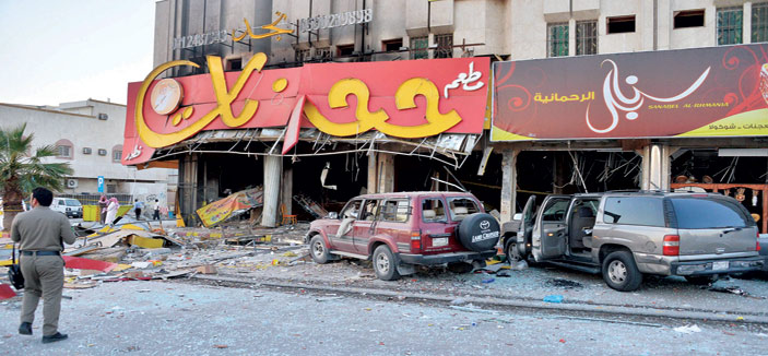 وفاة شخص وإصابة 13 آخرين في انفجار مطعم بحي غرناطة شرق الرياض بسبب تسرب غاز 