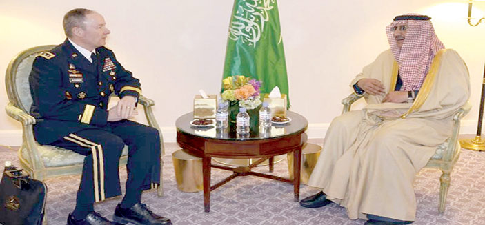 الأمير محمد بن نايف بحث مع رئيس وكالة الأمن القومي الأمريكي الموضوعات المشتركة 