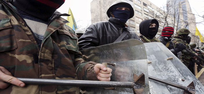 محتجون في أوكرانيا ينهون احتلال مبنى البلدية في كييف للاستفادة من عفو 