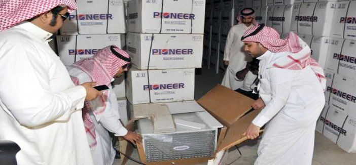 «التجارة» تصادر 4000 جهاز تكييف مخالف لبطاقة كفاءة الطاقة في الرياض 