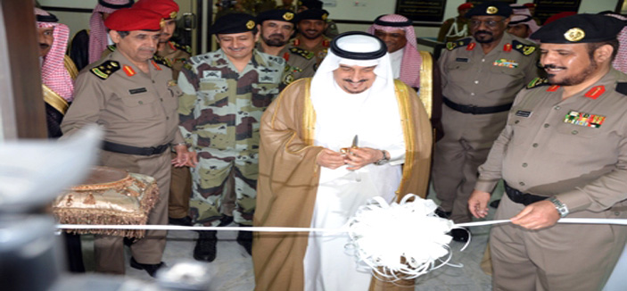 الأمير فيصل بن بندر يفتتح غرفة العمليات الموحدة بشرطة القصيم 