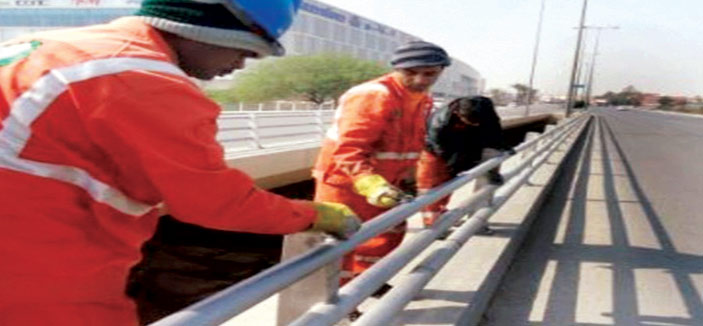 أمانة الرياض تنهي صيانتها للجسور الحديدية والخرسانية وجسور المشاة في 38 موقعاً 