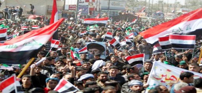 أتباع التيار الصدري يواصلون التظاهر جنوبي العراق 