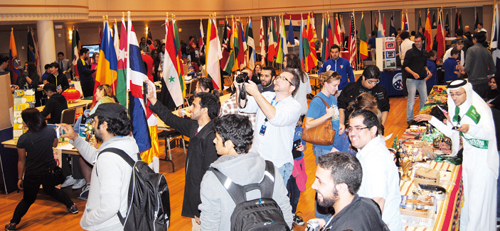 النادي السعودي في جامعة كنساس يشارك في عرض World Expo 