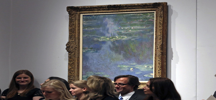 بيع لوحة «زهور النيلوفر» بـ27 مليون دولار 