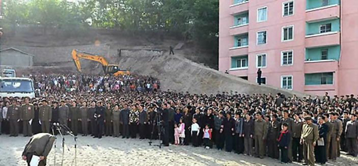 السلطات الكورية الشمالية تعتذر عن انهيار مبنى في بيونغ يانغ 