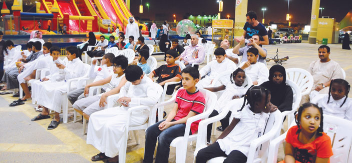 مسرح الطفل في مهرجان قوت ببريدة شهد حضور أكثر من 5000 طفل 