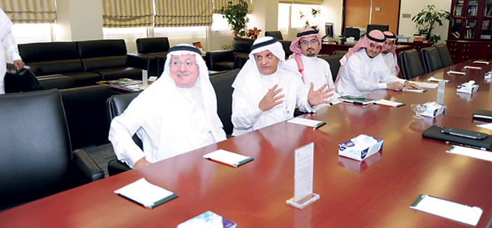 أمين عام المجلس الاقتصادي الأعلى يلتقي قيادات مدينة الملك عبدالعزيز للعلوم والتقنية 