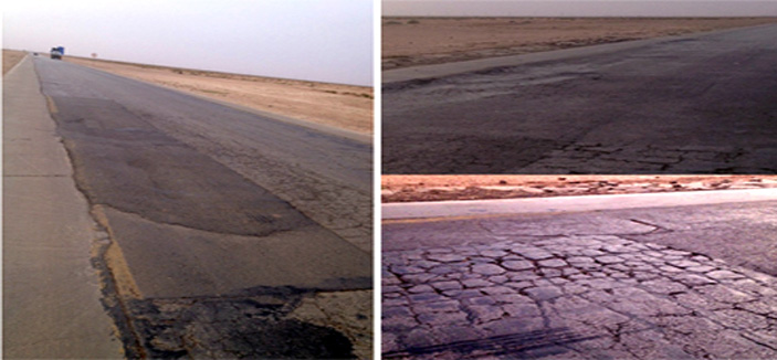 طريق قصر بن عقيل - الدوحة يشكل خطراً على سالكيه 