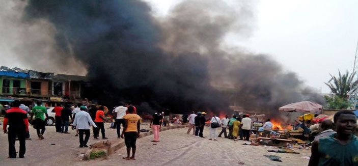 مقتل 21 شخصًا في انفجار في مركز يبث مباريات كأس العالم في نيجيريا   