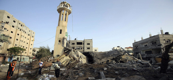 الصهاينة هدموا 282 منزلاً بشكل كلي في غزة و8910 بشكل جزئي 