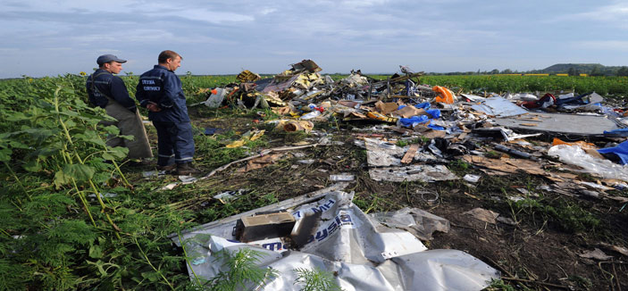 أوكرانيا تتهم الانفصاليين بإخفاء أدلة إسقاط الطائرة 