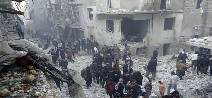 هيومان رايتس: قوات الأسد صعدت القصف بالبراميل المتفجرة 