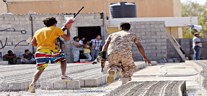 المنظمة العربية لحقوق الإنسان تدين الاقتتال الدائر في ليبيا 
