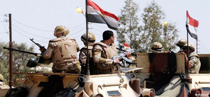 الجيش المصري يعلن تصفية 10 إرهابيين شديدي الخطورة 