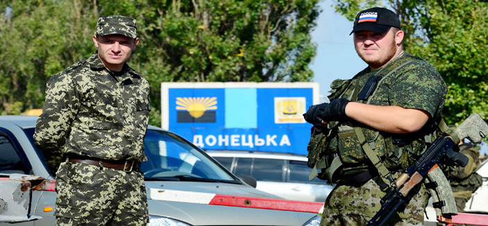 بدء مساع أوكرانية روسية لإقامة «منطقة عازلة» في شرق أوكرانيا 
