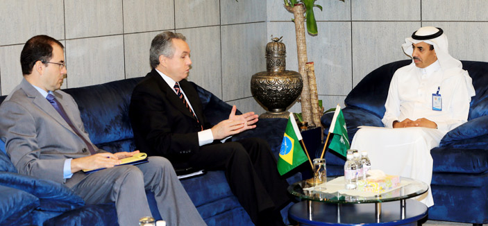 أمين عام غرفة الرياض يلتقي سفيري بلجيكا والبرازيل 