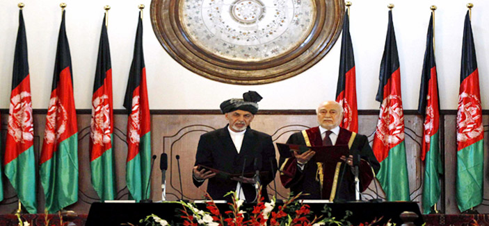 أشرف غني يؤدي اليمين الدستورية رئيساً لأفغانستان 