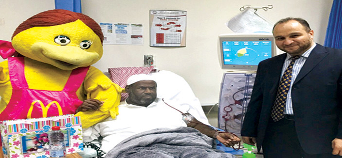 ماكدونالدز السعودية تعايد المرضى في مستشفى الأمير سلمان 