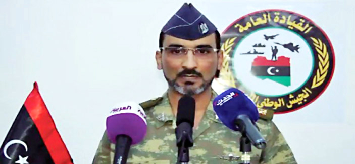 الجيش الليبي يطالب الأهالي بتسليم المتورطين في العمليات الإرهابية  