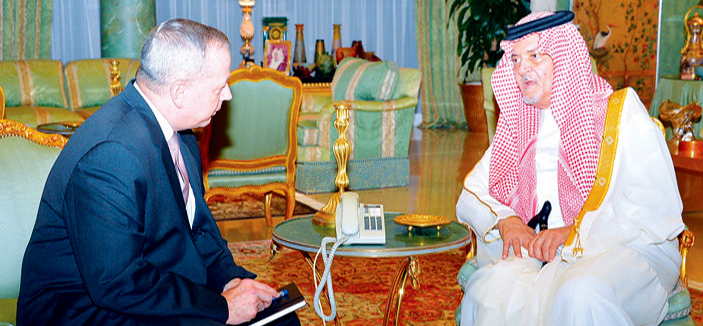 الأمير سعود الفيصل يبحث مع الجنرال جون ار آلن جهود مكافحة الإرهاب 