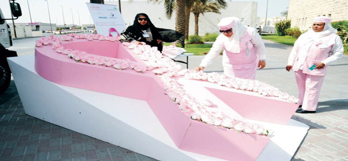 مركز المملكة يشارك في الشهر العالمي لسرطان الثدي 