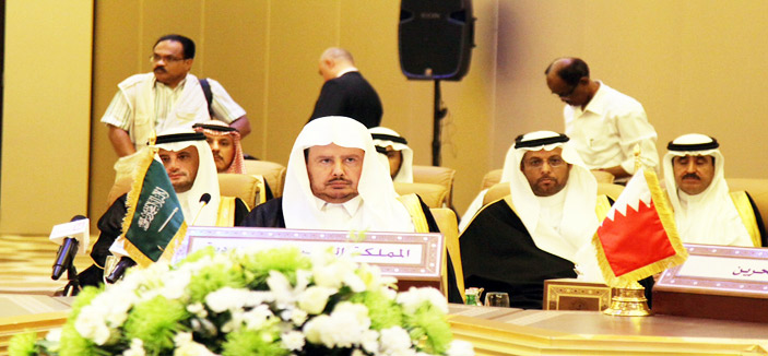 آل الشيخ يشارك في افتتاح اجتماع رؤساء المجالس التشريعية بمجلس التعاون 