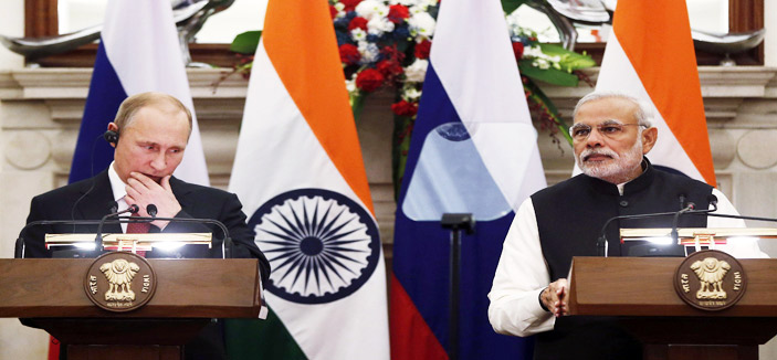 بوتين ومودي يسعيان لإعادة العلاقات التاريخية بين روسيا والهند 