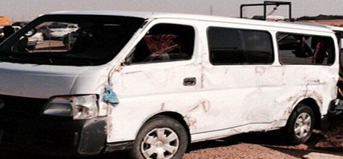 إصابة 7 طالبات وسائقهن بحادث انقلاب في المزاحمية 