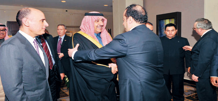 وزير الداخلية يشرف حفل الاستقبال والعشاء الذي أقامه السفير عادل الجبير 