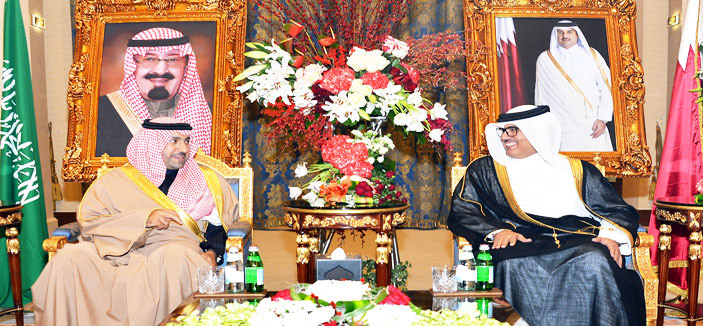 أمير منطقة الرياض يشّرف حفل سفارة دولة قطر 