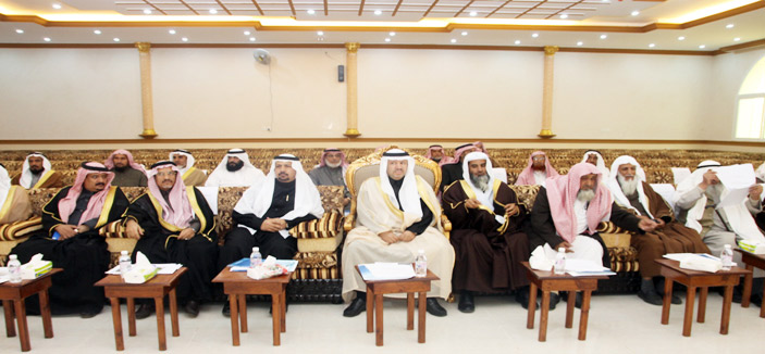 محافظ بلجرشي يرعى لقاء أمناء لجان إصلاح ذات البين بمنطقة الباحة 
