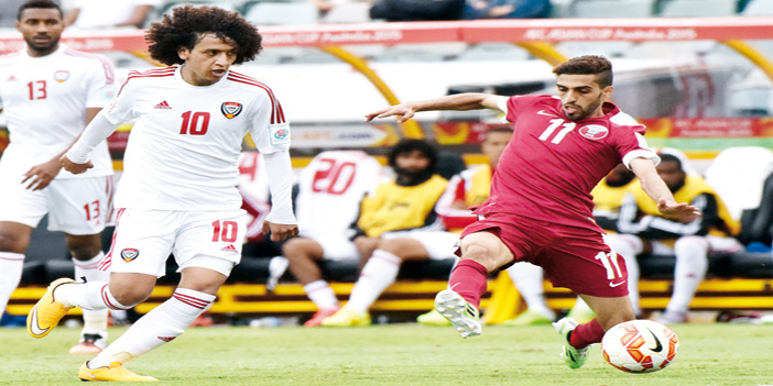  لقطة من خسارة قطر أمام الإمارات