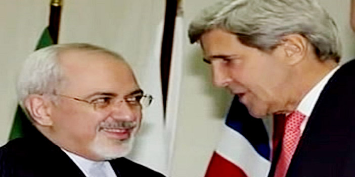 وزير الخارجية الإيراني ونظيره الأمريكي