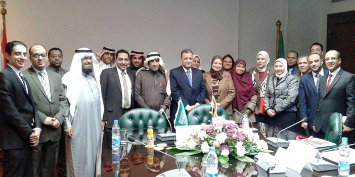  جانب من اجتماع اللجنة السعودية المصرية المشتركة