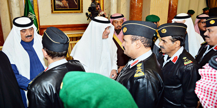 خلال استقبال في الرياض قدم فيه أصحاب السمو الملكي الأمراء والمسؤولون والمواطنون التعازي 