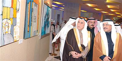 وزارة الثقافة تقيم المعرض السادس للتشكيليات في مركز الملك فهد الثقافي 