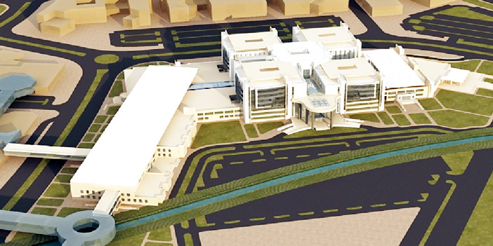  رسم تخيلي لمشروع المستشفى الجامعي في رابغ الذي ستنفذه شركة سفاري