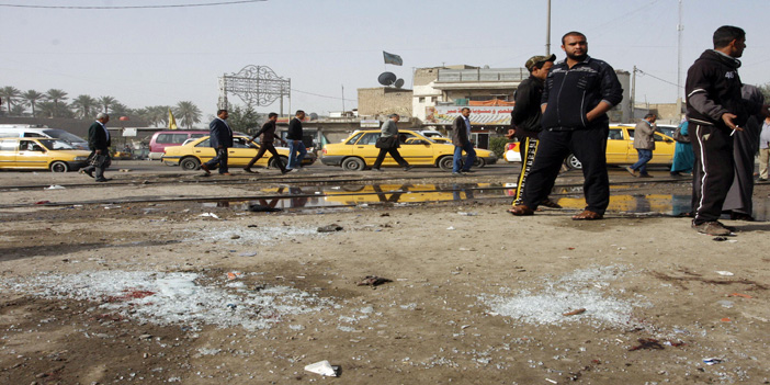  موقع الهجوم الانتحاري ببغداد