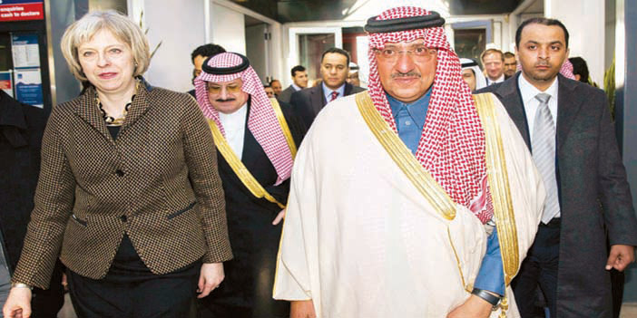  الأمير محمد بن نايف لدى وصوله لندن أمس