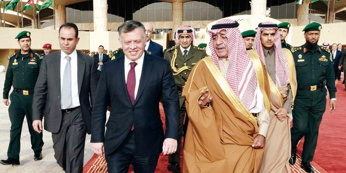 الملك الأردني يغادر الرياض 