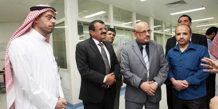  وفد السفارة اليمنية خلال الزيارة