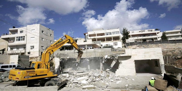  الاحتلال هدم 590 مسكناً في القدس والضفة وشَرَّدَ 1177 فلسطينياً