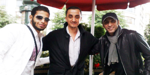  مع النجمين سامي الجابر وأحمد الفريدي