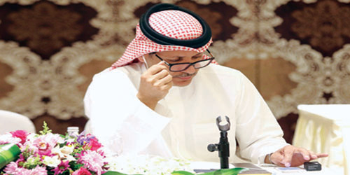  خالد المعمر خلال الجمعية العمومية