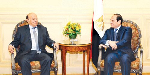 الرئيس المصري يشيد بنجاح «عاصفة الحزم» لإعادة الأمن والاستقرار إلى اليمن 