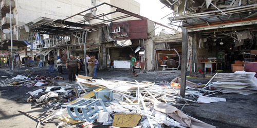  انفجار سيارة مفخخة قرب سوق شعبي في بغداد