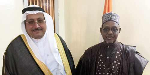 سفير خادم الحرمين الشريفين لدى النيجر يجتمع بمعالي وسيط الجمهورية 