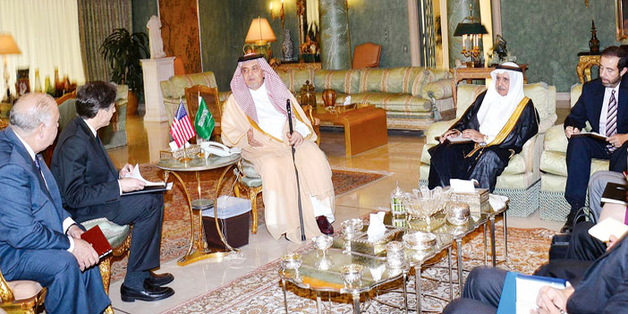 الأمير سعود الفيصل يستقبل نائب وزير الخارجية الأمريكي 