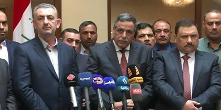  رئيس مجلس محافظة الأنبار والمحافظ يوجهون نداء لبغداد لمدهم بالأسلحة